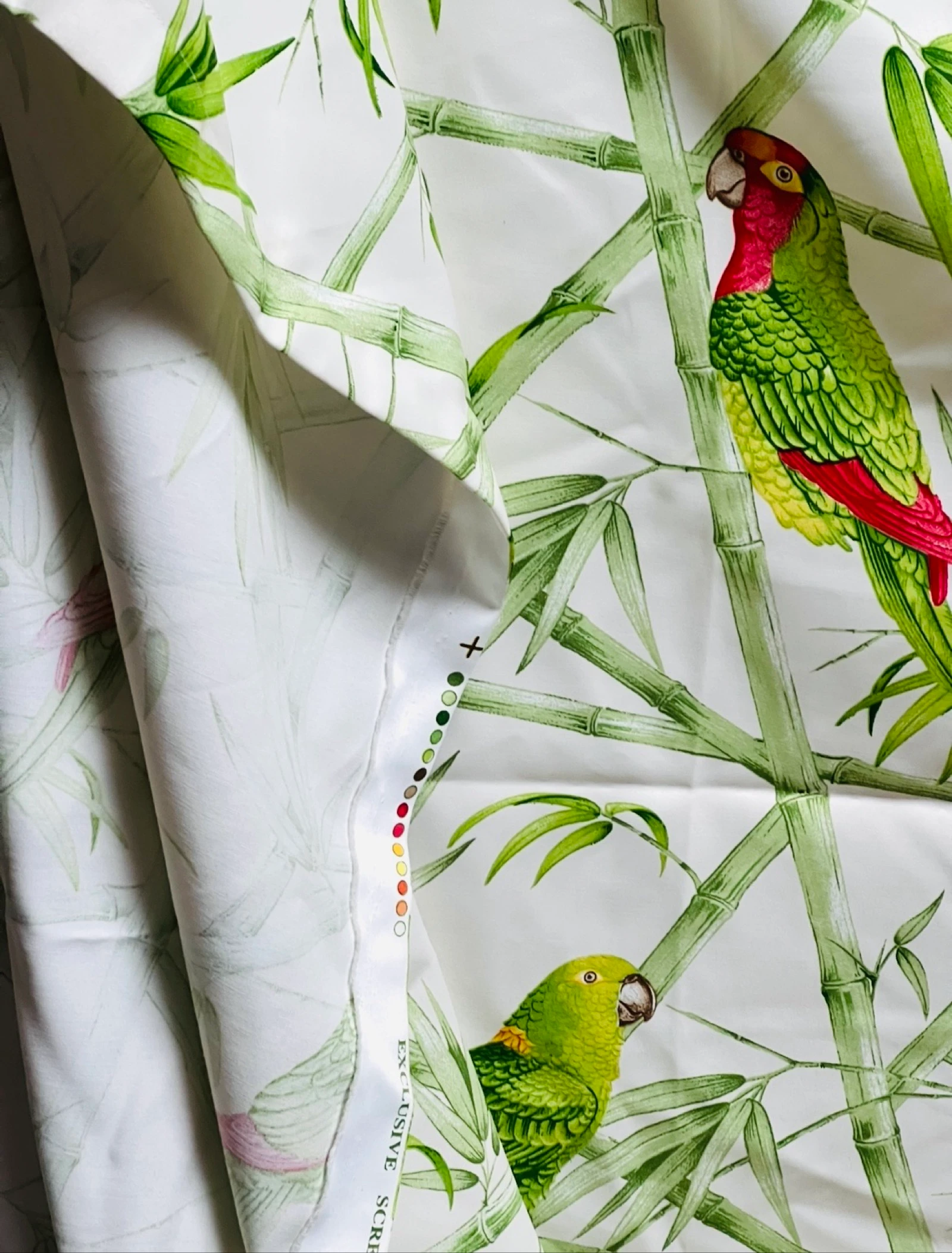 2 panels double curtains with exotic patterns – photo 6